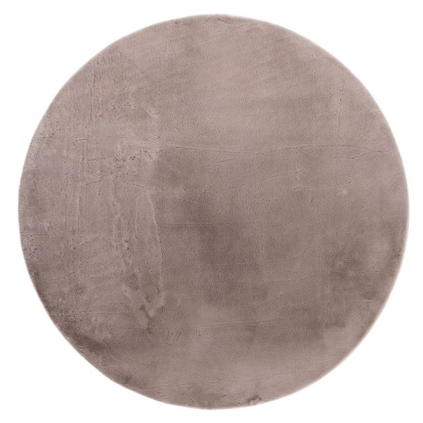 Rund Eline Taupe Ryateppe