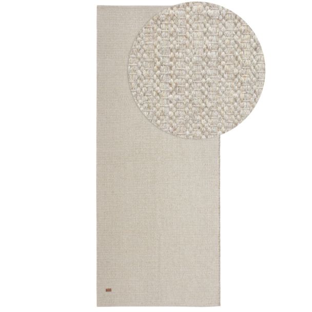 Denne produkten heter Molly, laget av 80% Ull & 20% Bomull materiale med en vakker Beige farge – SE Mattor