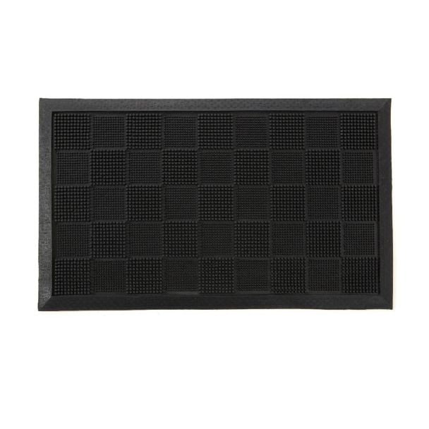 Denne produkten heter Pinmat Hi-Low, laget av Polypropylen materiale med en vakker Svart farge – SE Mattor