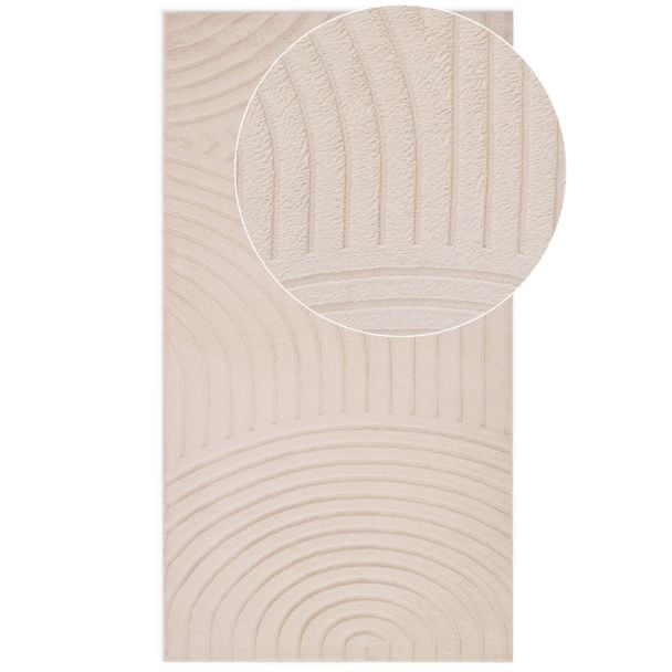Denne produkten heter Rabbit Bene, laget av Polyester materiale med en vakker Lys Beige farge – SE Mattor