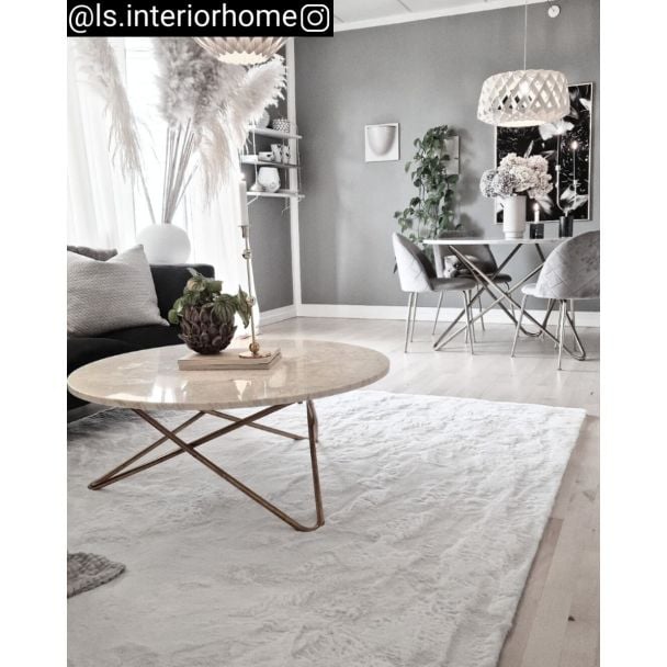 Denne produkten heter Rabbit Eco, laget av Polyester materiale med en vakker Hvit farge – SE Mattor