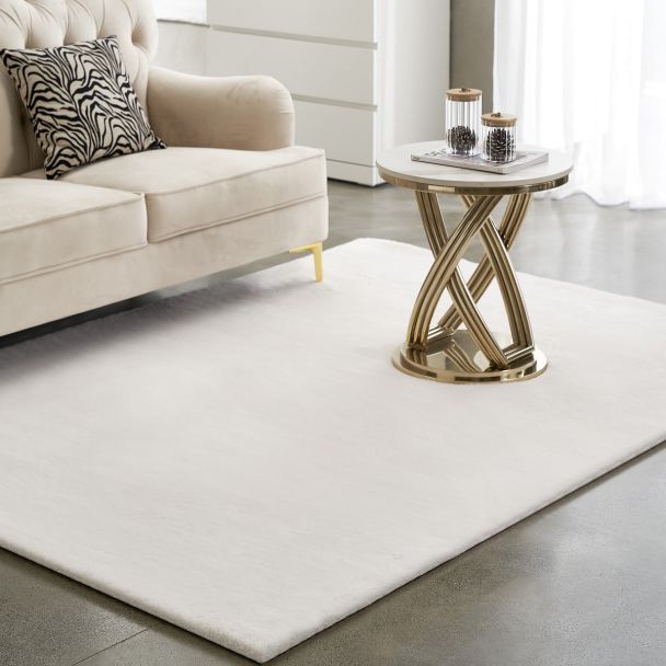 Denne produkten heter Rabbit Eco, laget av Polyester materiale med en vakker Hvit farge – SE Mattor