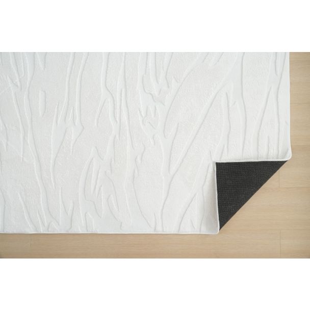 Denne produkten heter Rabbit Nest, laget av Polyester materiale med en vakker Offwhite farge – SE Mattor