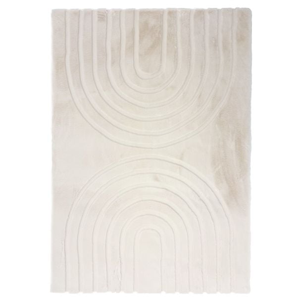 Denne produkten heter Rabbit Zen, laget av Polyester materiale med en vakker Offwhite farge – SE Mattor