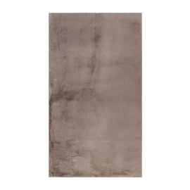 Løper Eiderelle Taupe Myk Pels-look Teppe