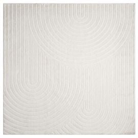 Kvadratisk Bella Zen Offwhite Wilton-Teppe