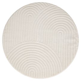 Rund Bella Zen Offwhite Wilton-Teppe