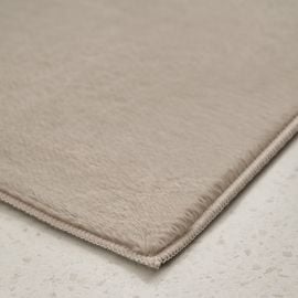 Løper Cat Taupe Vaskbart Pels-teppe