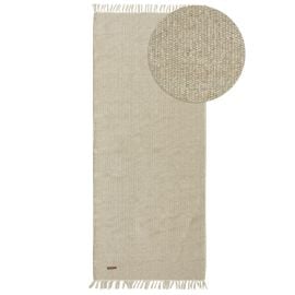 Løper Dalen Beige Ullteppe