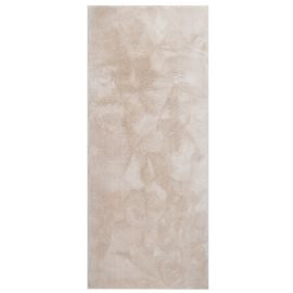 Løper Fluffy Beige Vaskbar myk Ryateppe