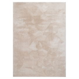 Vaskbar myk Ryateppe Fluffy Beige