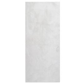 Løper Fluffy Offwhite Vaskbar myk Ryateppe