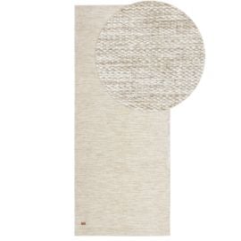 Løper Lunda Beige Ullteppe