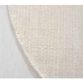 Rund Molly Offwhite Ullteppe