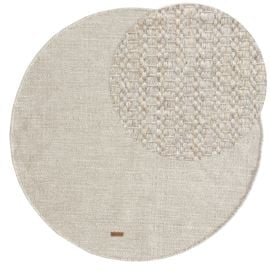 Rund Molly Beige Ullteppe