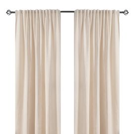 Rumsförmörkande Sammetsgardin 2-pack Nancy Offwhite