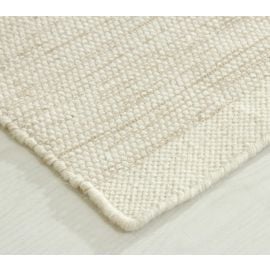 Løper Norrsken Beige Ullteppe