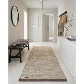 Løper Norrsken Taupe Ullteppe