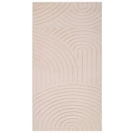 Løper Rabbit Bene Lys Beige Vaskbart Pels-teppe