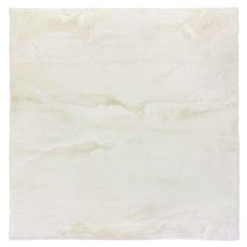 Kvadratisk Rabbit Eco Offwhite Pels Teppe
