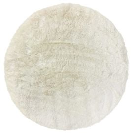 Rund Rabbit Eco Offwhite Pels Teppe