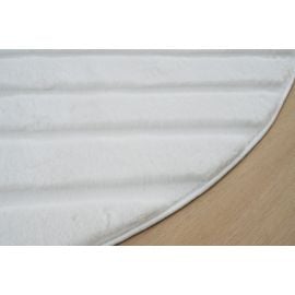 Rund Rabbit Soho Offwhite Pels Teppe