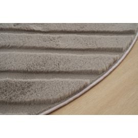Rund Rabbit Soho Taupe Pels Teppe