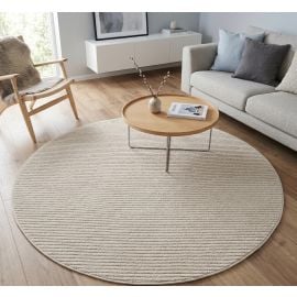 Rund Selina Offwhite Ryateppe