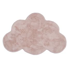 Barneteppe Myk Pelslook Rabbit Cloud Rosa