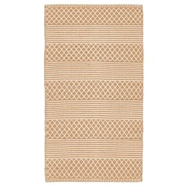 Løper Fyrolin Beige Rutteteppe