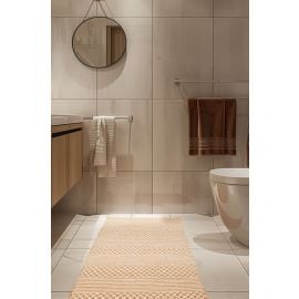 Løper Fyrolin Beige Rutteteppe