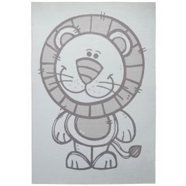 Barneteppe Zappy Lion Krem