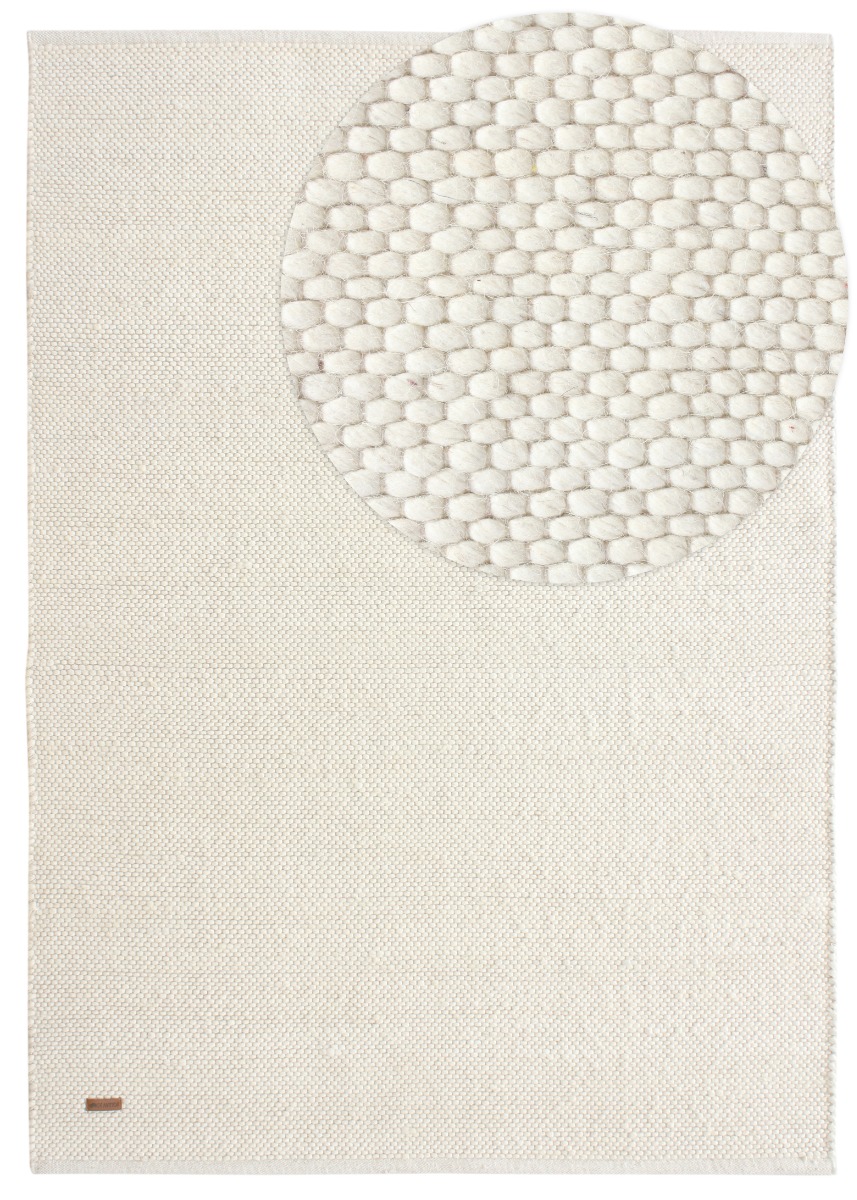 Uldtæppe Elsa Offwhite