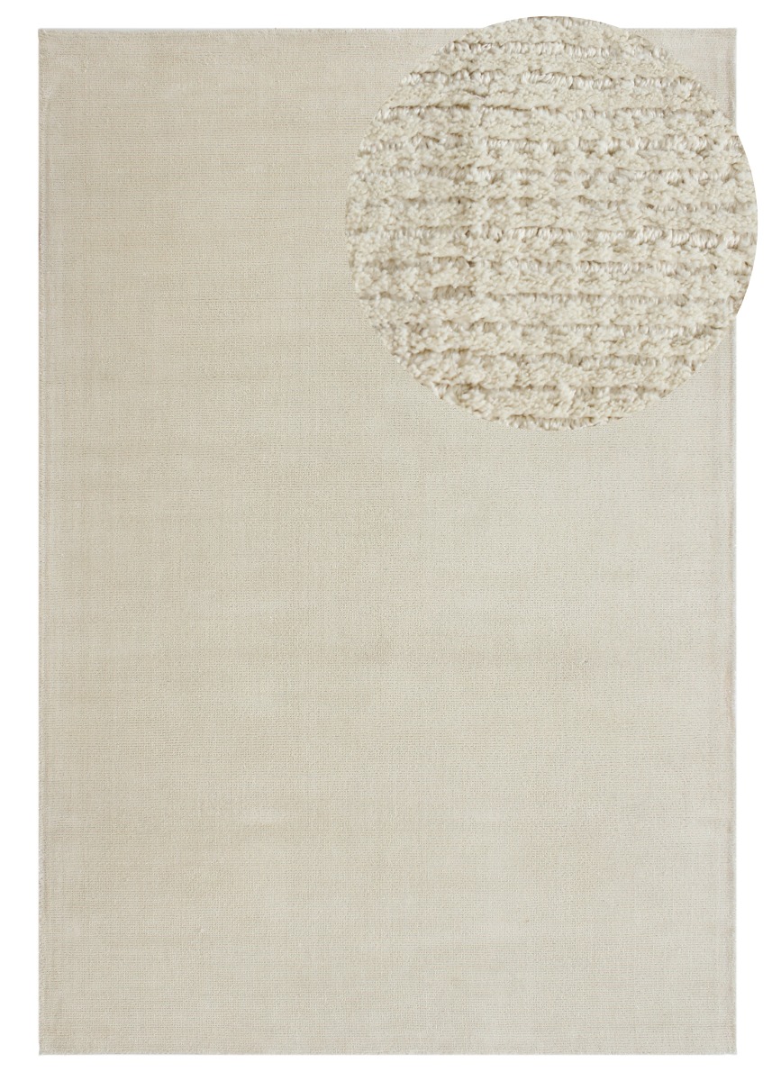 Emilia Offwhite 200x290 cm Viskos-look Matta