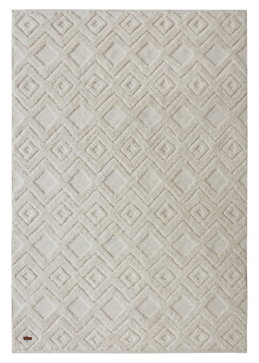 Uldtæppe Feline Storm Offwhite