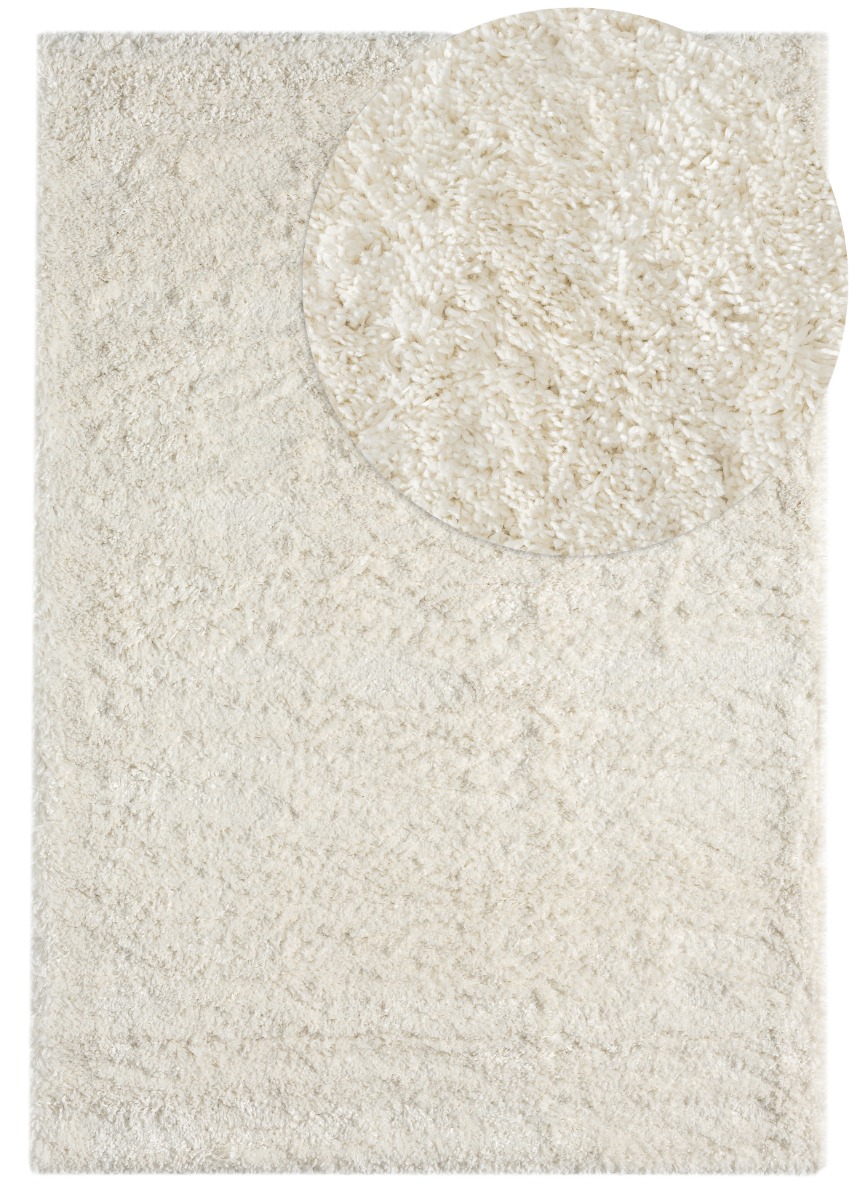 Furry Offwhite 240x340 cm Mjuk Ryamatta