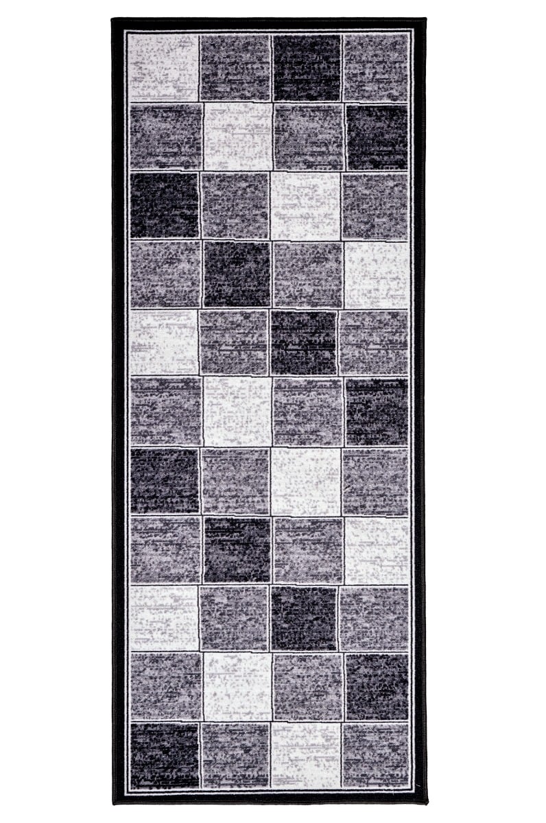 Stordal Grå 80x200 cm Gummerad Matta