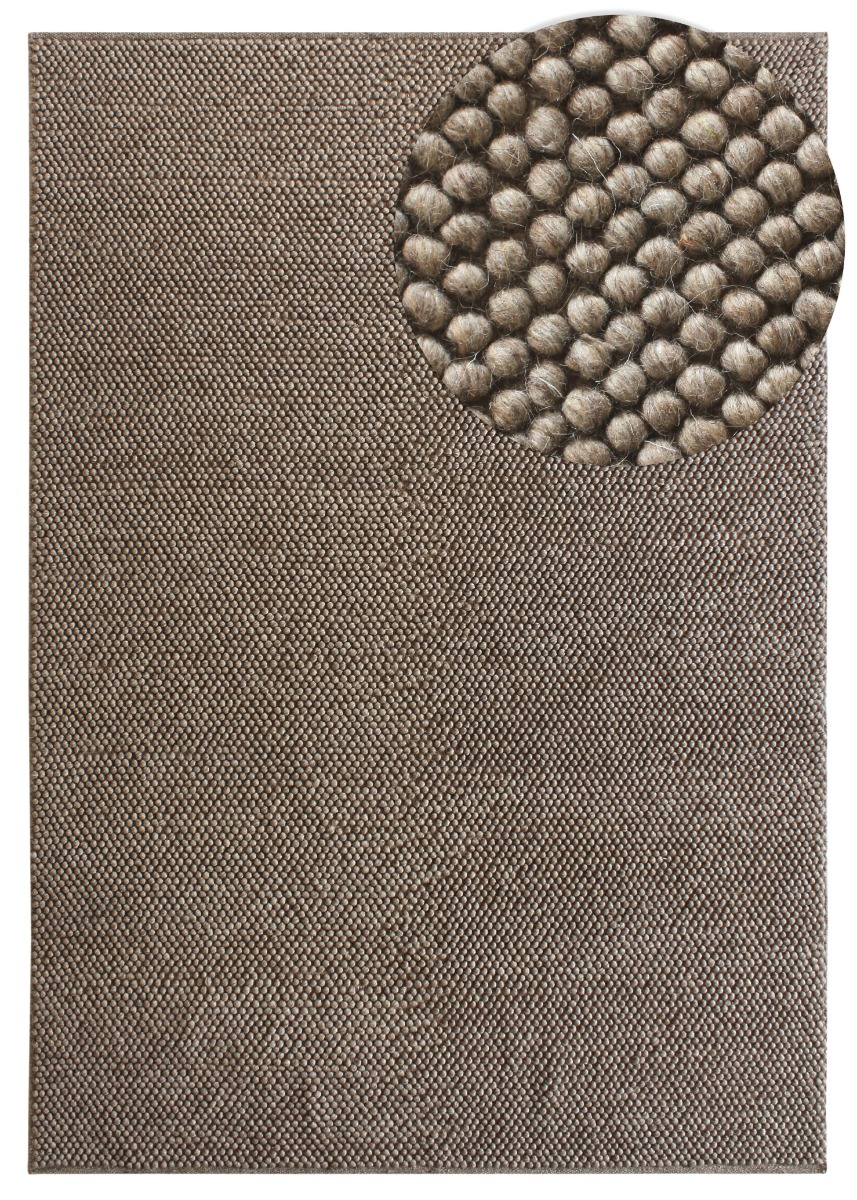 Haga Taupe 200x290 cm Ullmatta