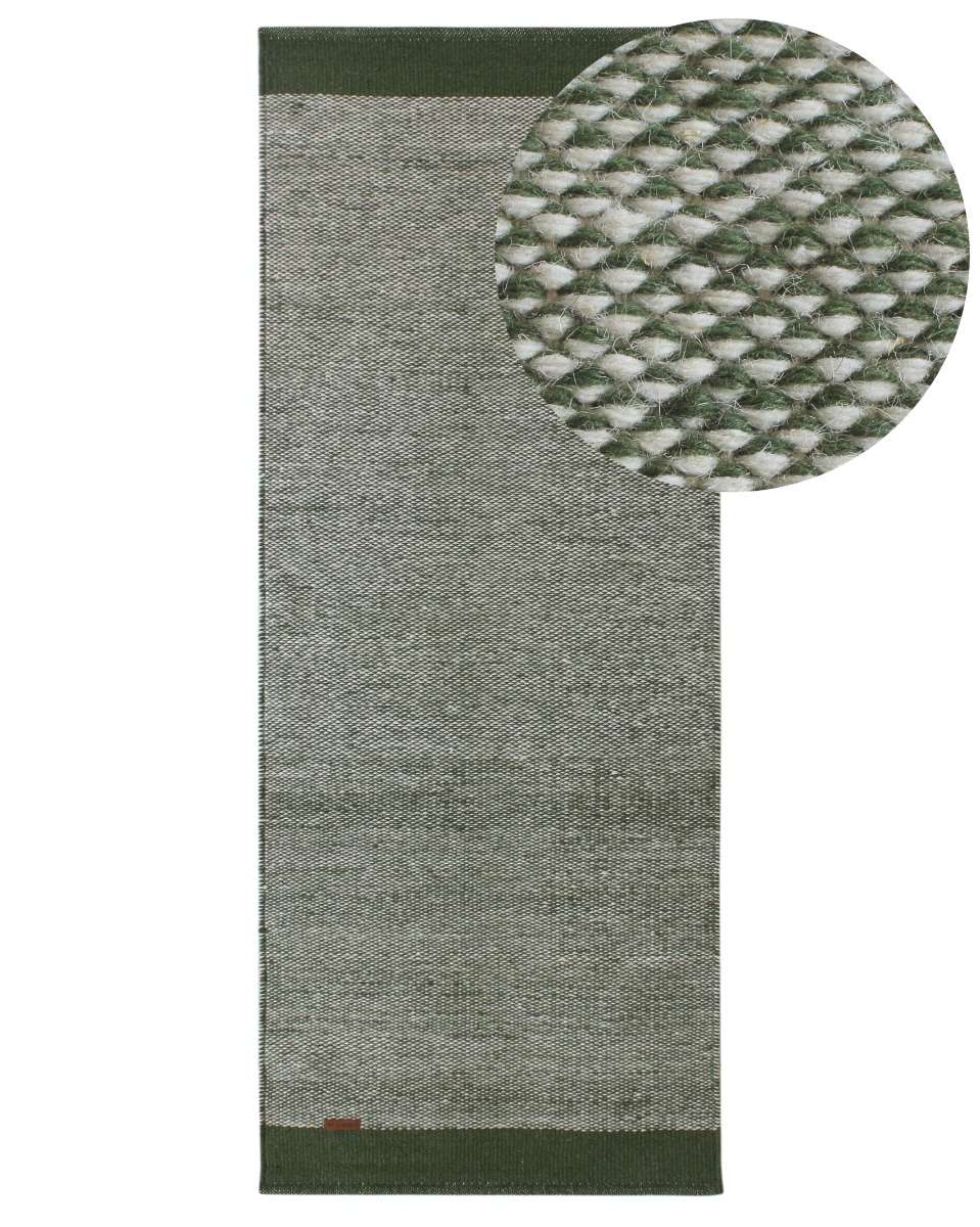 Livia Gr&ouml;n 75x230 cm Ullmatta