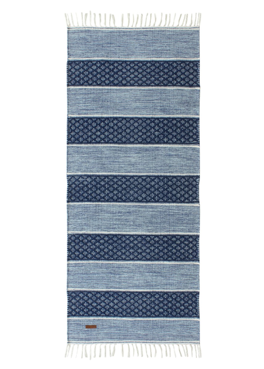 Loke Blå 75x200 cm Trasmatta