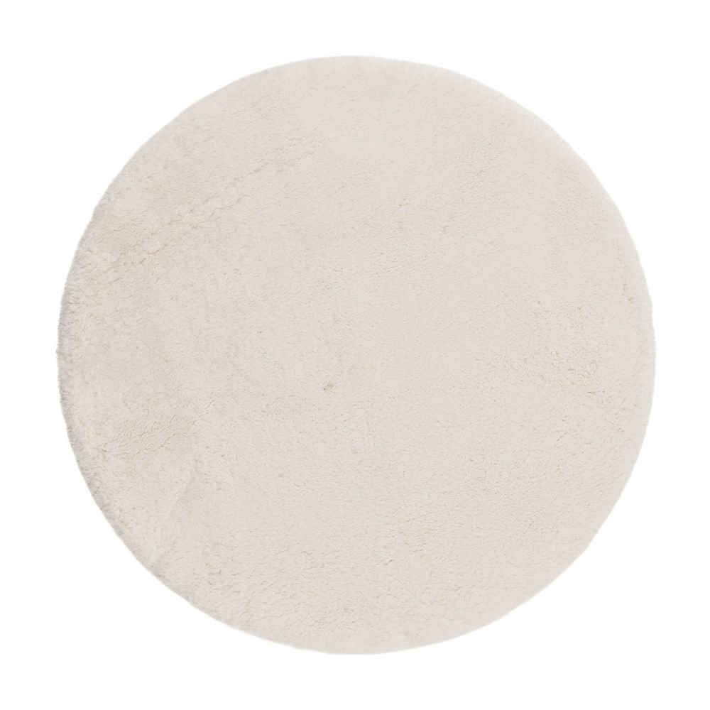 Lucid Creme Rund 160 cm Mjuk Ryamatta