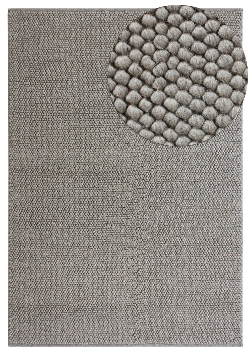 Maren Gr&aring; 190x280 cm Ullmatta