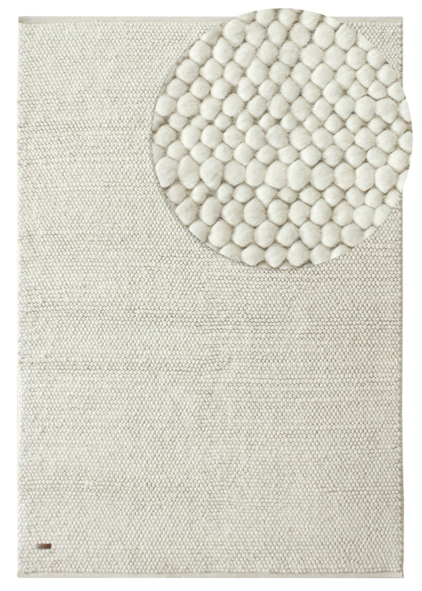 Uldtæppe Maren Offwhite