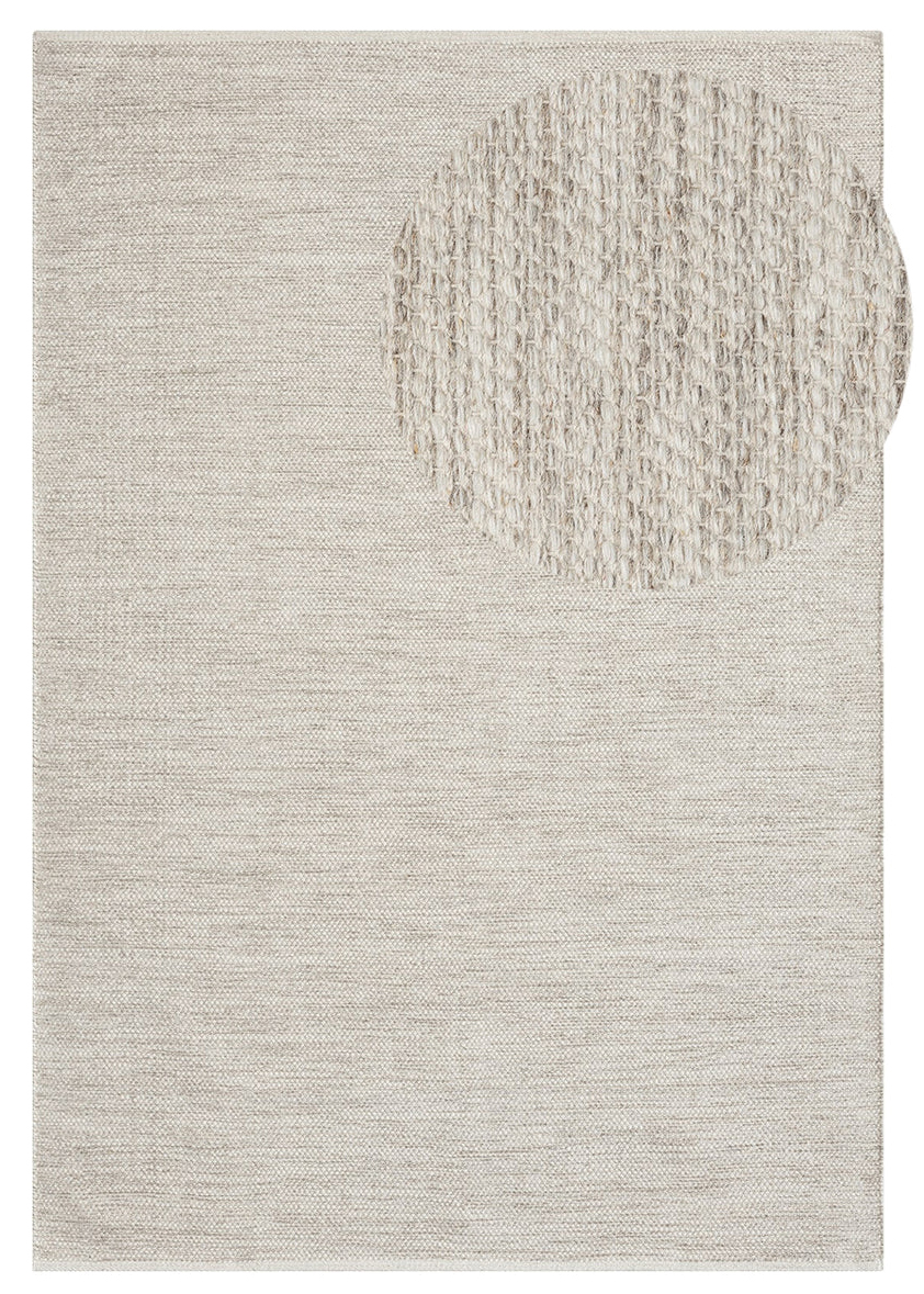 Molly  Kr&auml;m/Beige 160x230 cm Ullmatta