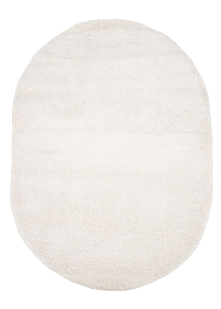 Nora Vit Oval 160x230 cm Ryamatta