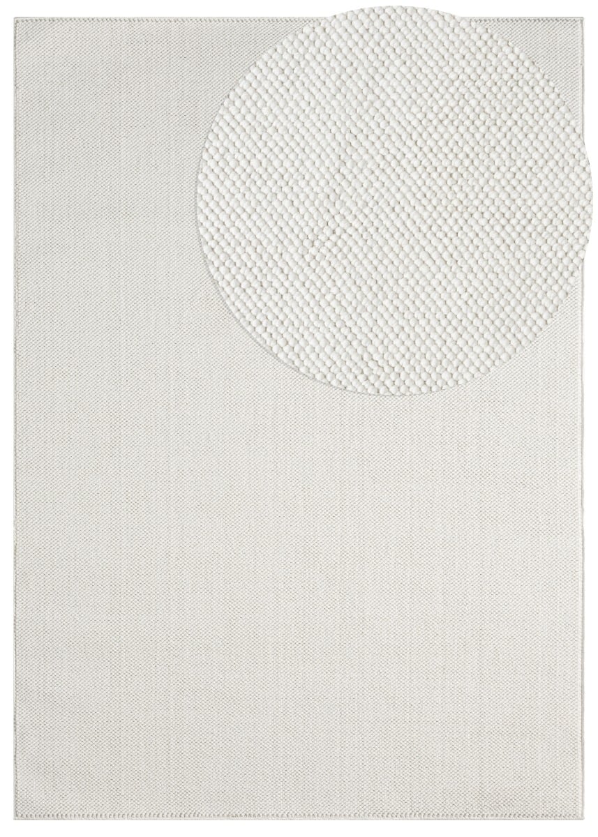 Nordic Offwhite 240x340 cm Ullmatta-look