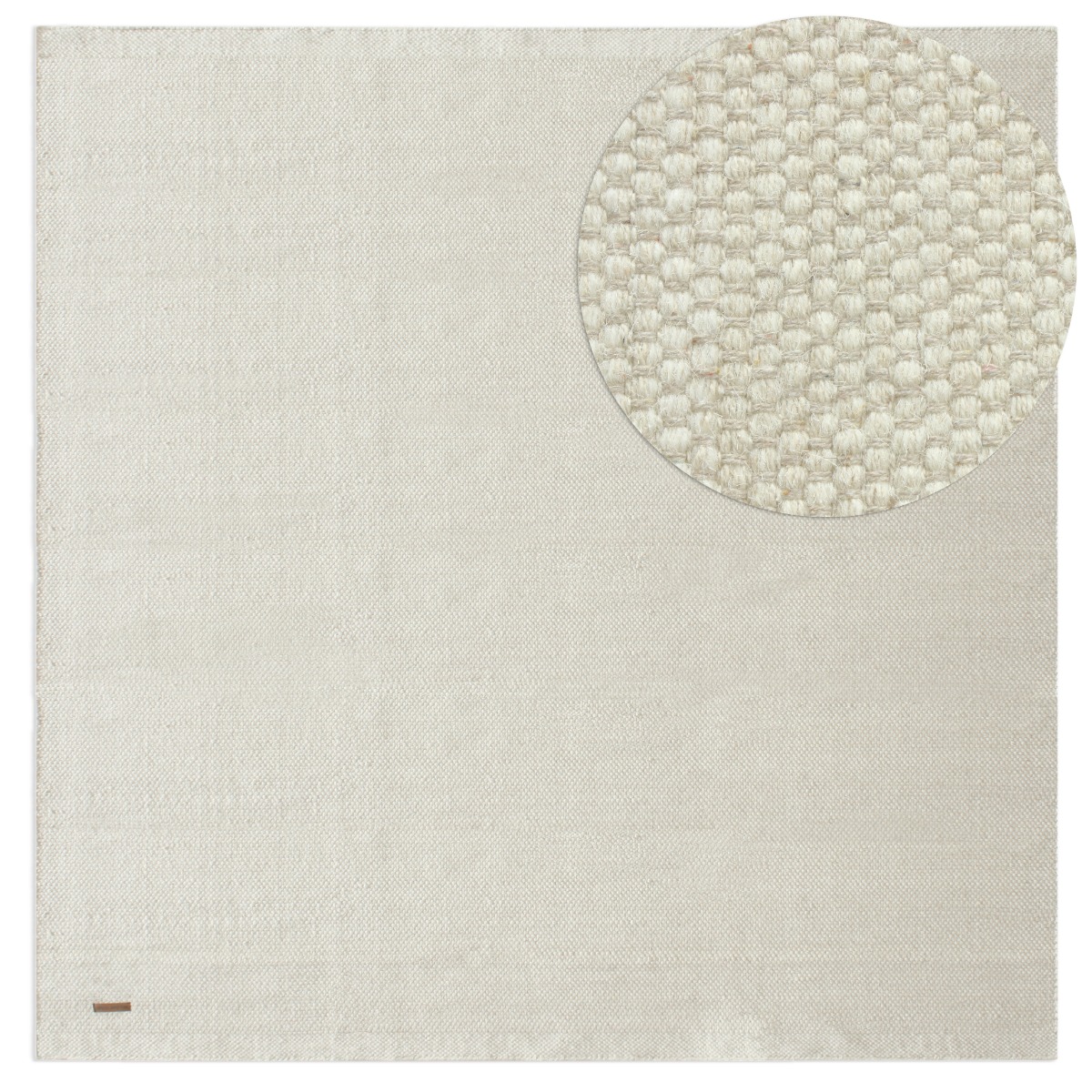 Norrsken Offwhite Kvadrat 300 cm Ullmatta