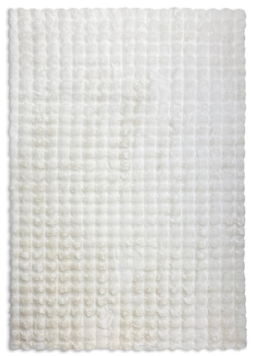 Rabbit Bubble Offwhite 240x340 cm Tvättbar Pälsmatta