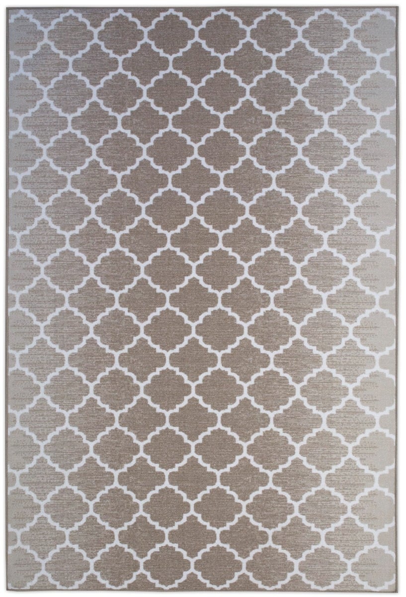 Gummieret Tæppe Voli Beige