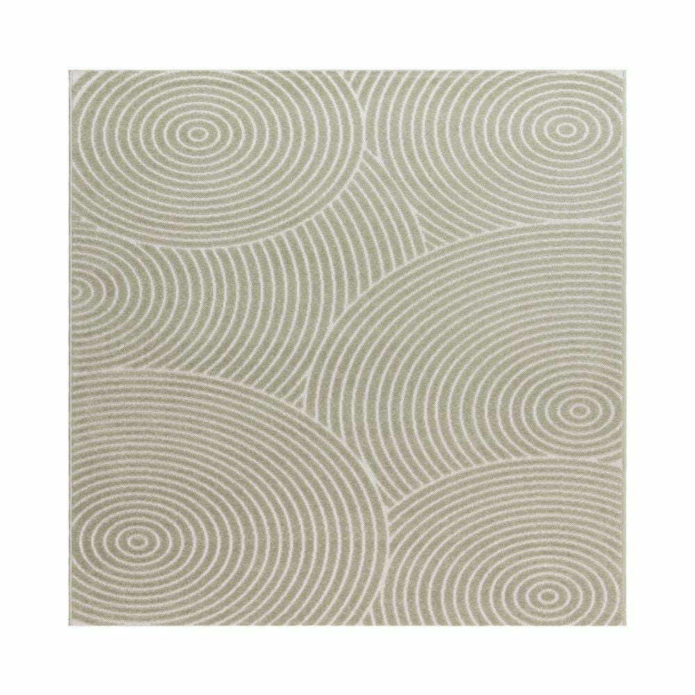 Santos Moda Grön Kvadrat 240 cm Inom- och Utomhusmatta